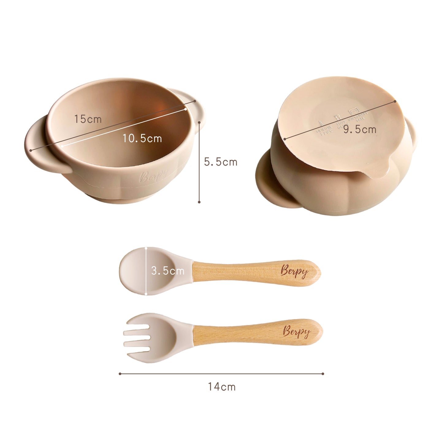 パンプキン食器セット シリコン マグ プレート ボウル スプーン フォーク 離乳食 シリコン食器 男の子 女の子 赤ちゃん ベビー 出産祝い ギフト くすみ 3カラー bp-pdset