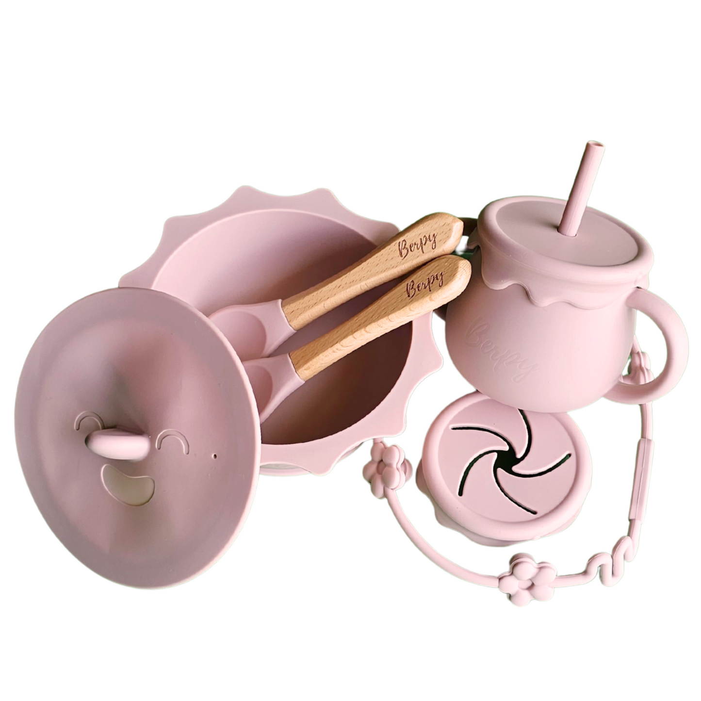 ベビー食器セット シリコンボウル シリコンマグ スプーン フォーク シリコン食器 離乳食 吸盤 ひっくり返し防止 すくいやすい 出産祝い bp-6set