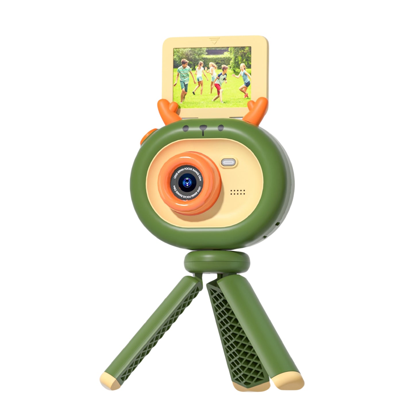 Berpy キッズカメラ 子供用 おもちゃ トイカメラ 動画撮影 カメラ ベビー 手持ち 三脚 取り外し可能 HD 32GB microSDカード付属 男の子 女の子 知育玩具 誕生日 プレゼント