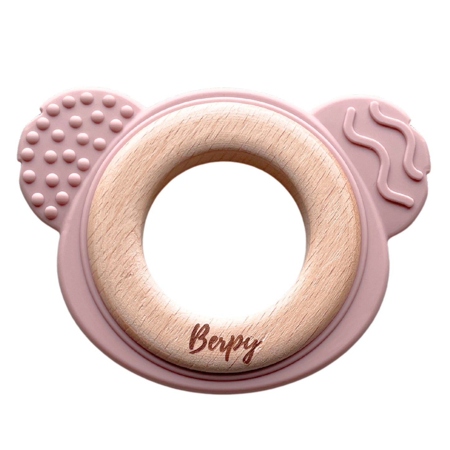 Berpy(バーピー) ウッドコアラ 歯固め シリコン 木リング 歯固めリング おもちゃ はがため 赤ちゃん 新生児 BPAフリー 2か月 0歳 1歳 おしゃぶり ファーストトイ かわいい 男の子 女の子 孫 初孫 プレゼント お祝い 出産祝い