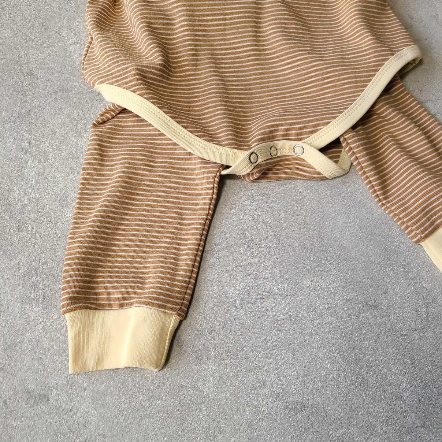 セットアップ ロンパース 3点セット ベビー服 帽子 ズボン 60-90サイズ