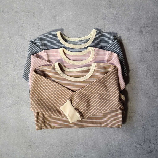 セットアップ ロンパース 3点セット ベビー服 帽子 ズボン 60-90サイズ