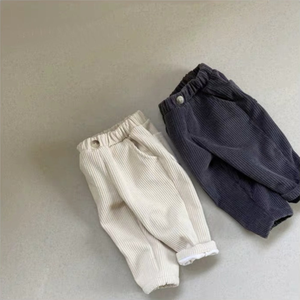 コーデュロイ 裏起毛パンツ 60-90サイズ