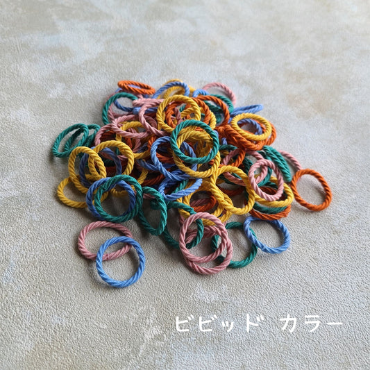 ベビー&キッズ くるくるヘアゴム|絡まず痛くない、お得な80本+おまけ付き