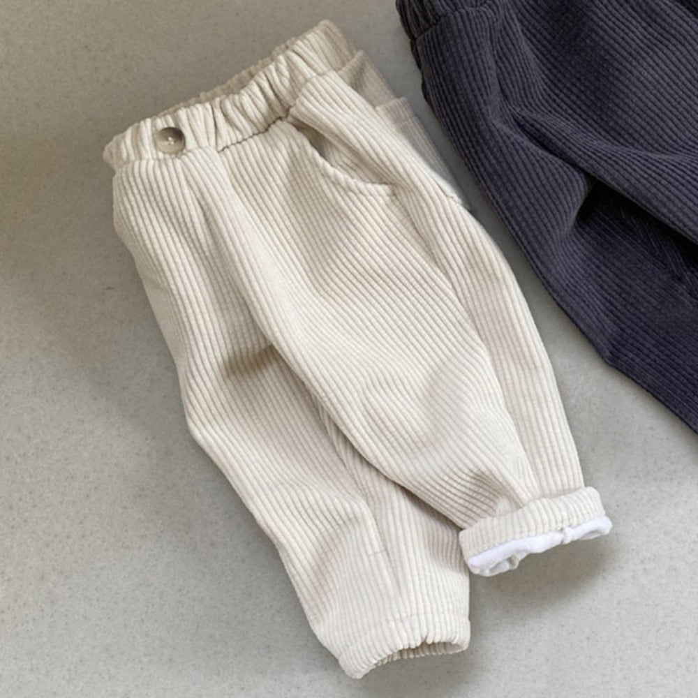 コーデュロイ 裏起毛パンツ 60-90サイズ