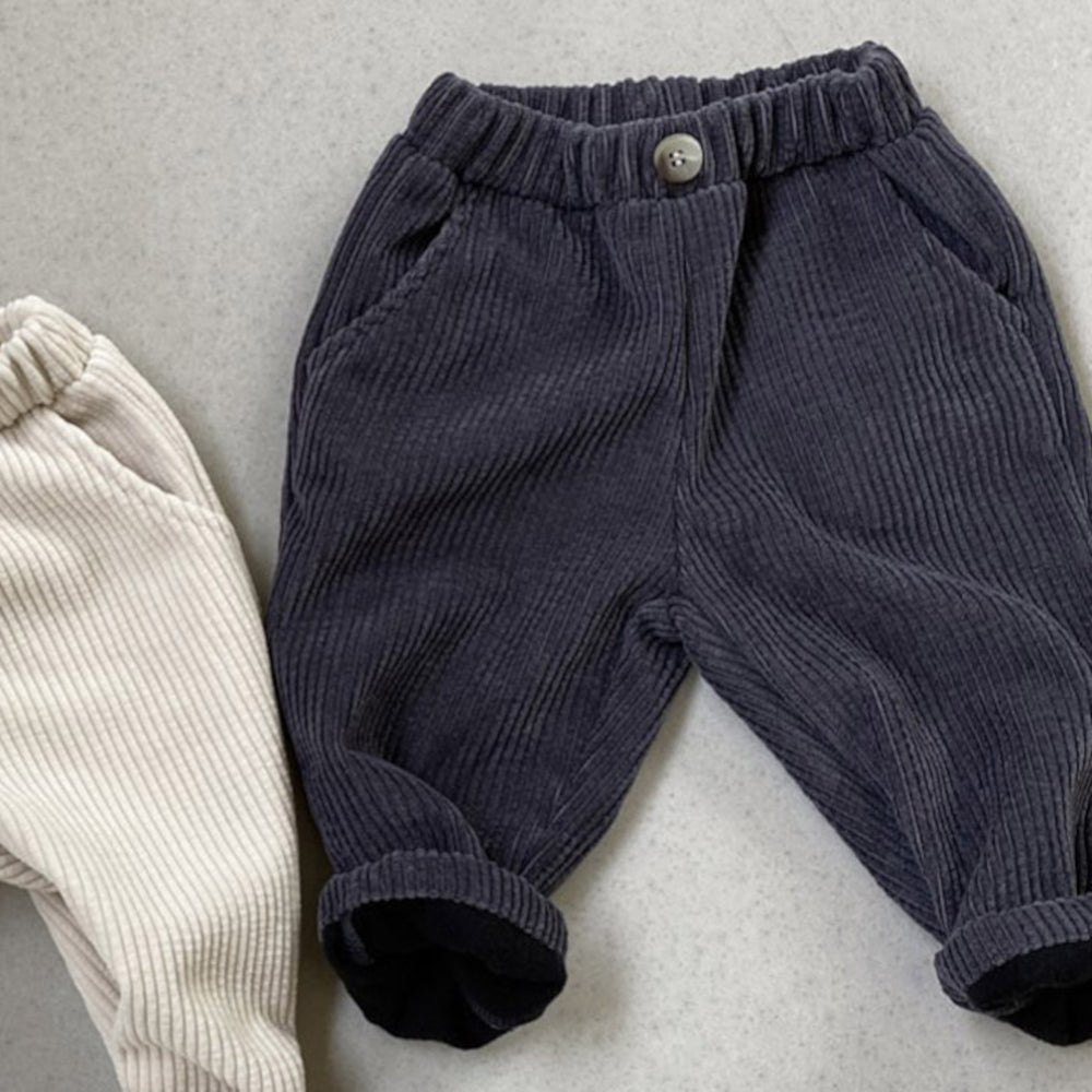 コーデュロイ 裏起毛パンツ 60-90サイズ