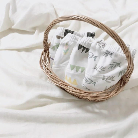 トレーニングパンツ 80~110サイズ 6層ガーゼ×防水素材