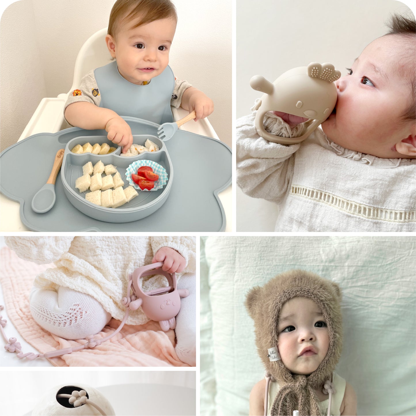 出産祝い ギフトセット シリコン お天気プレート 歯がため シリコンカップ スナックカップ スプーン フォーク ギフトボックス bp-1set