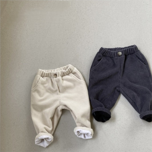 コーデュロイ 裏起毛パンツ 60-90サイズ