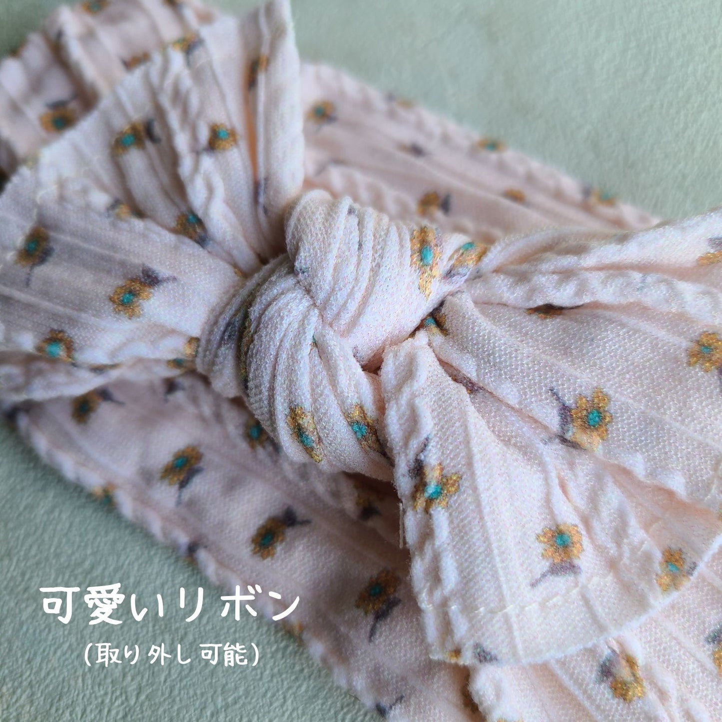 Berpy ベビー ヘアバンド リボン 新生児 女の子 ドレス [ 伸縮◎可愛い柄のヘアバンド ] ヘアアクセサリー ニューボーンフォト