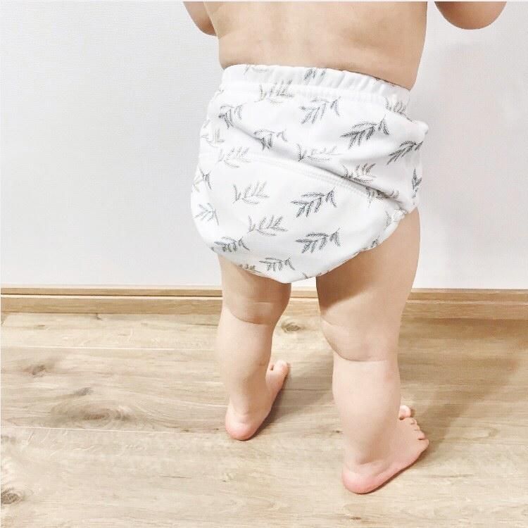トレーニングパンツ 80~110サイズ 6層ガーゼ×防水素材